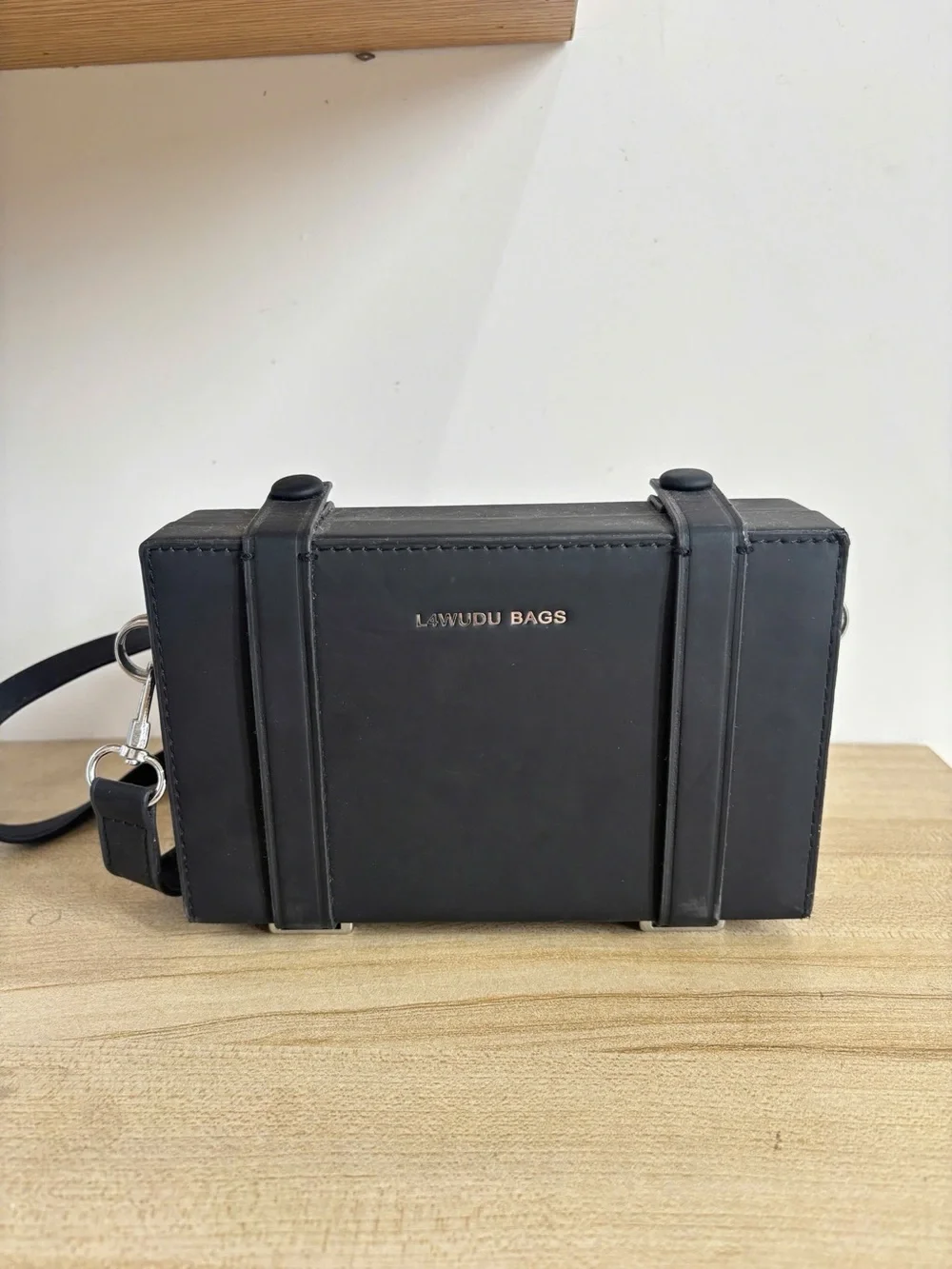 Men's Black Crossbody Shoulder Bag